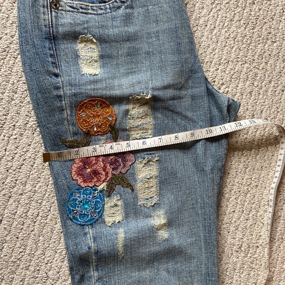 Z. Cavaricci Embroidered Flare Jeans - Picture 14 of 16